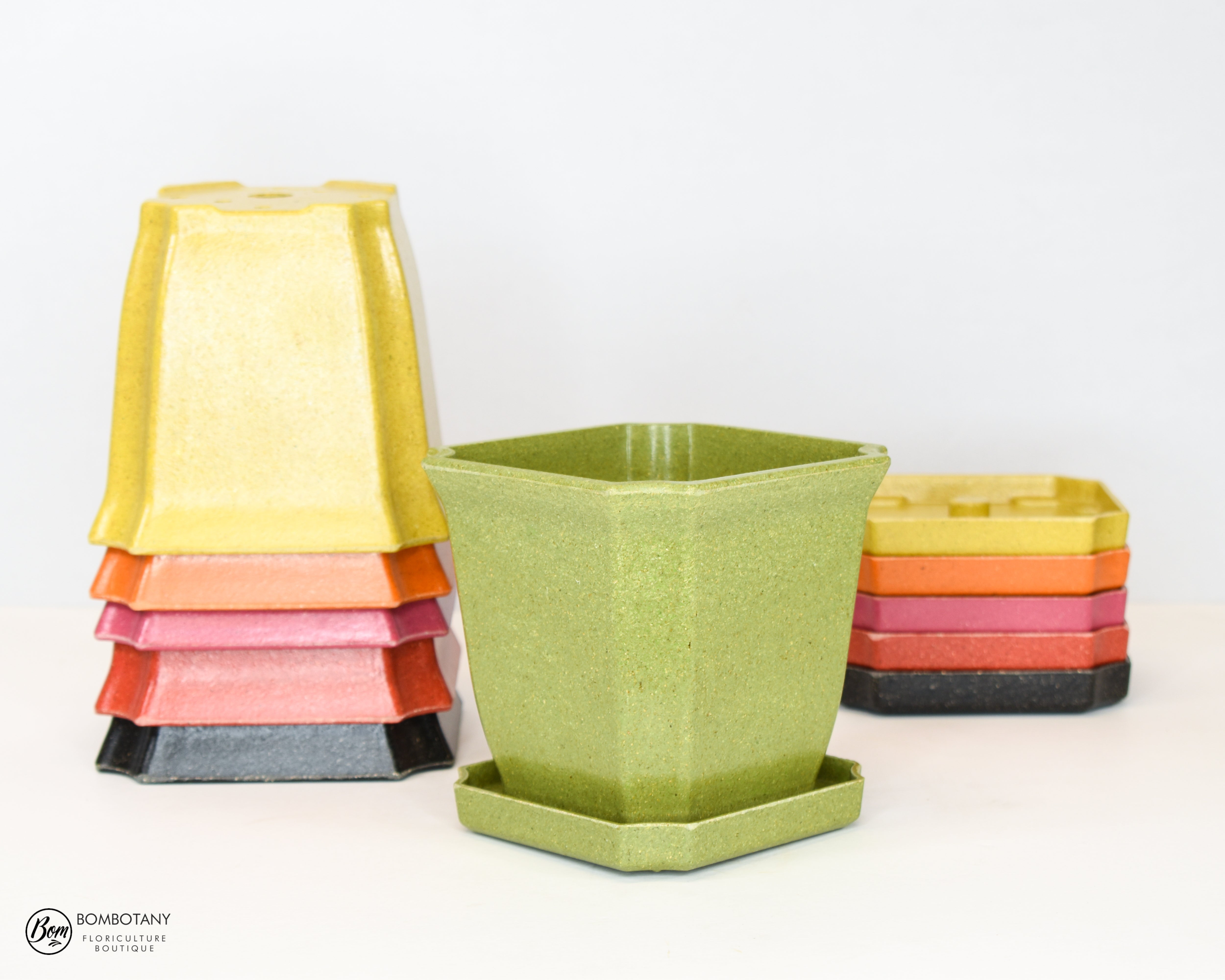 Eco Pot 4.5x4.25" With Saucer