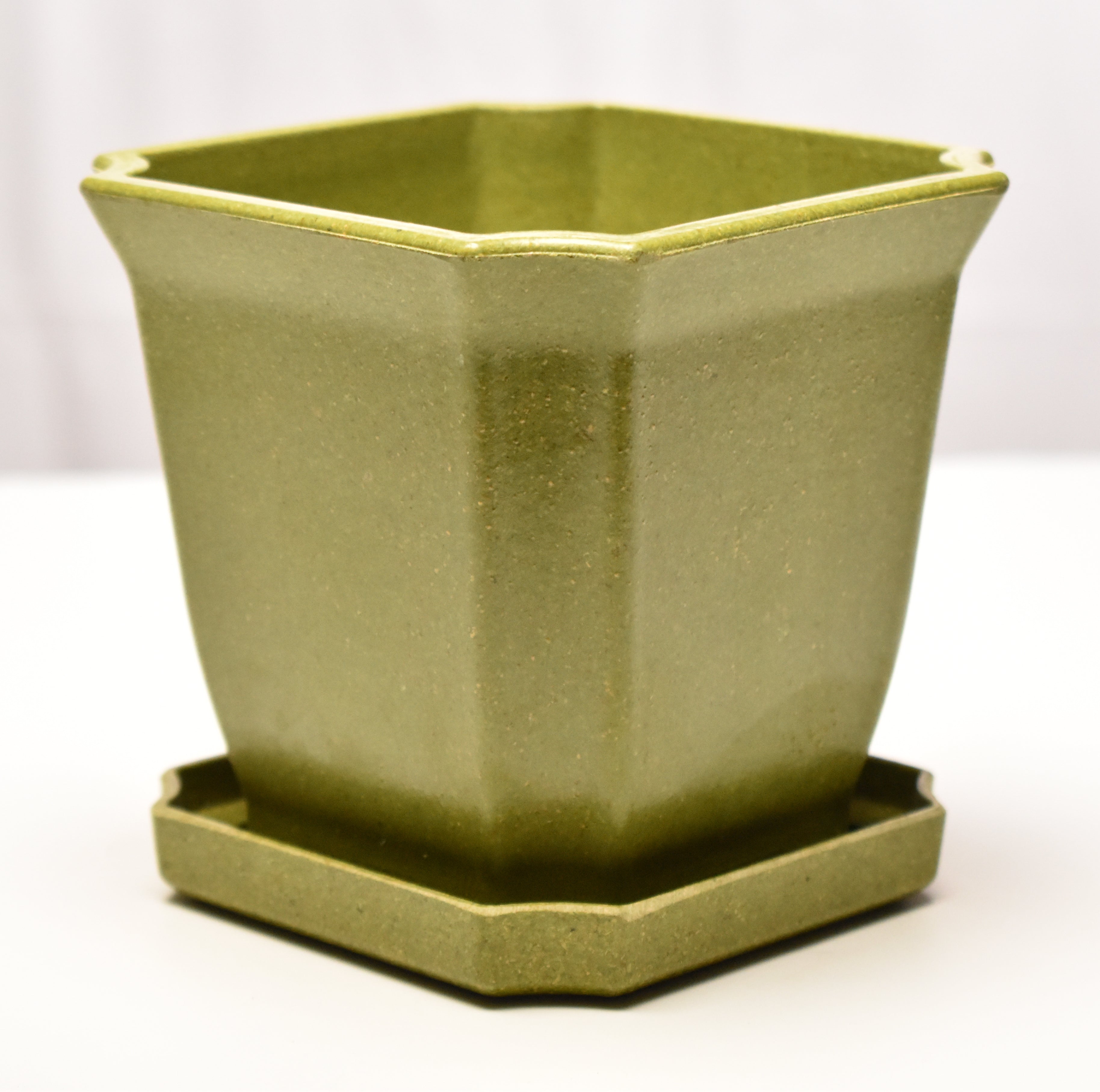 Eco Pot 4.5x4.25" With Saucer