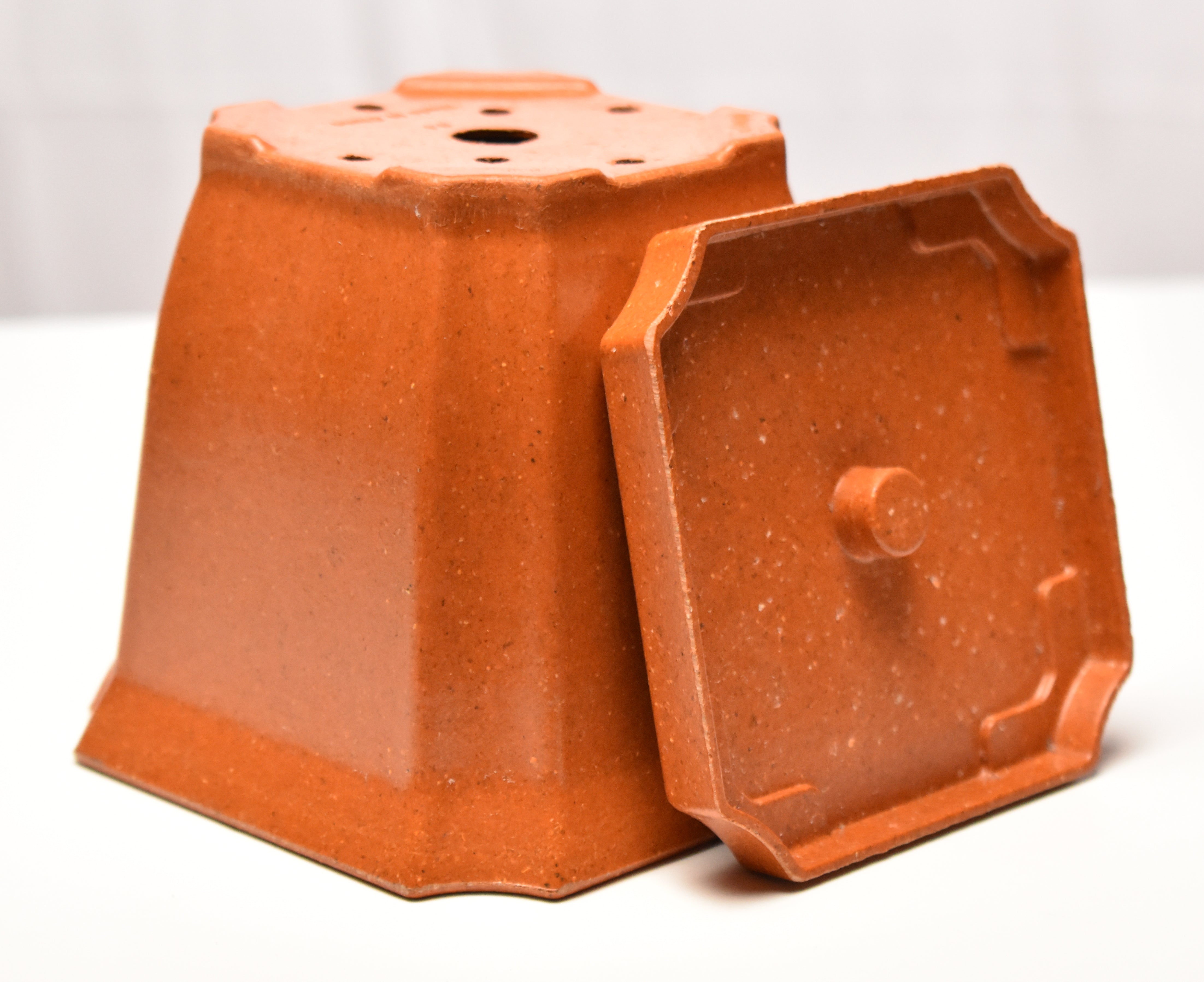 Eco Pot 4.5x4.25" With Saucer