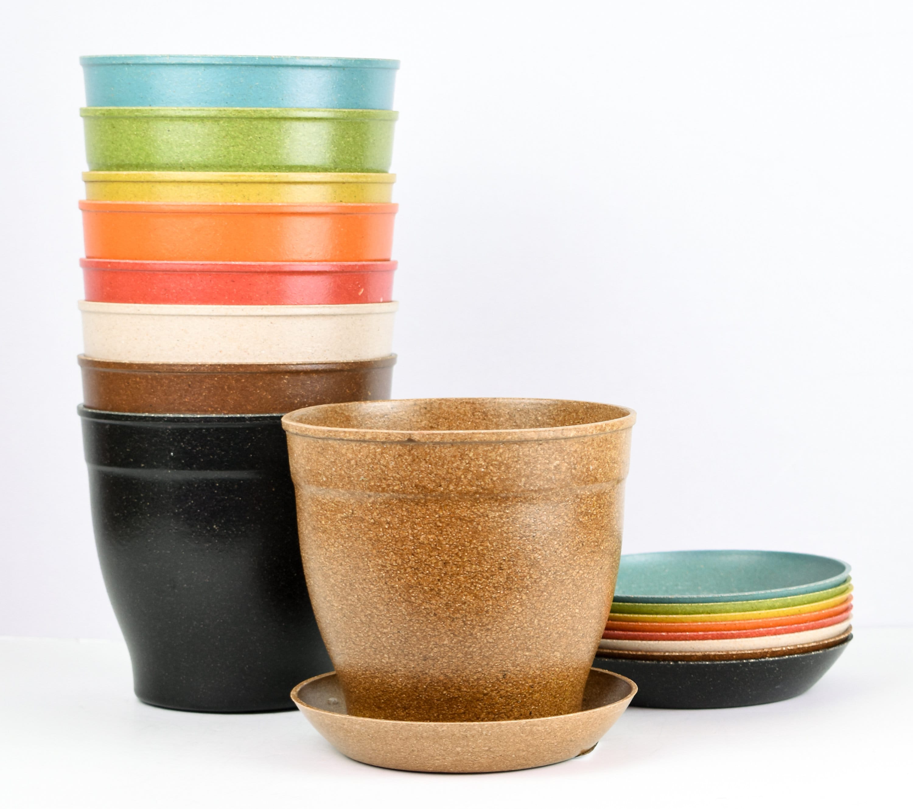 Nova Pot 6x5.5" With Saucer