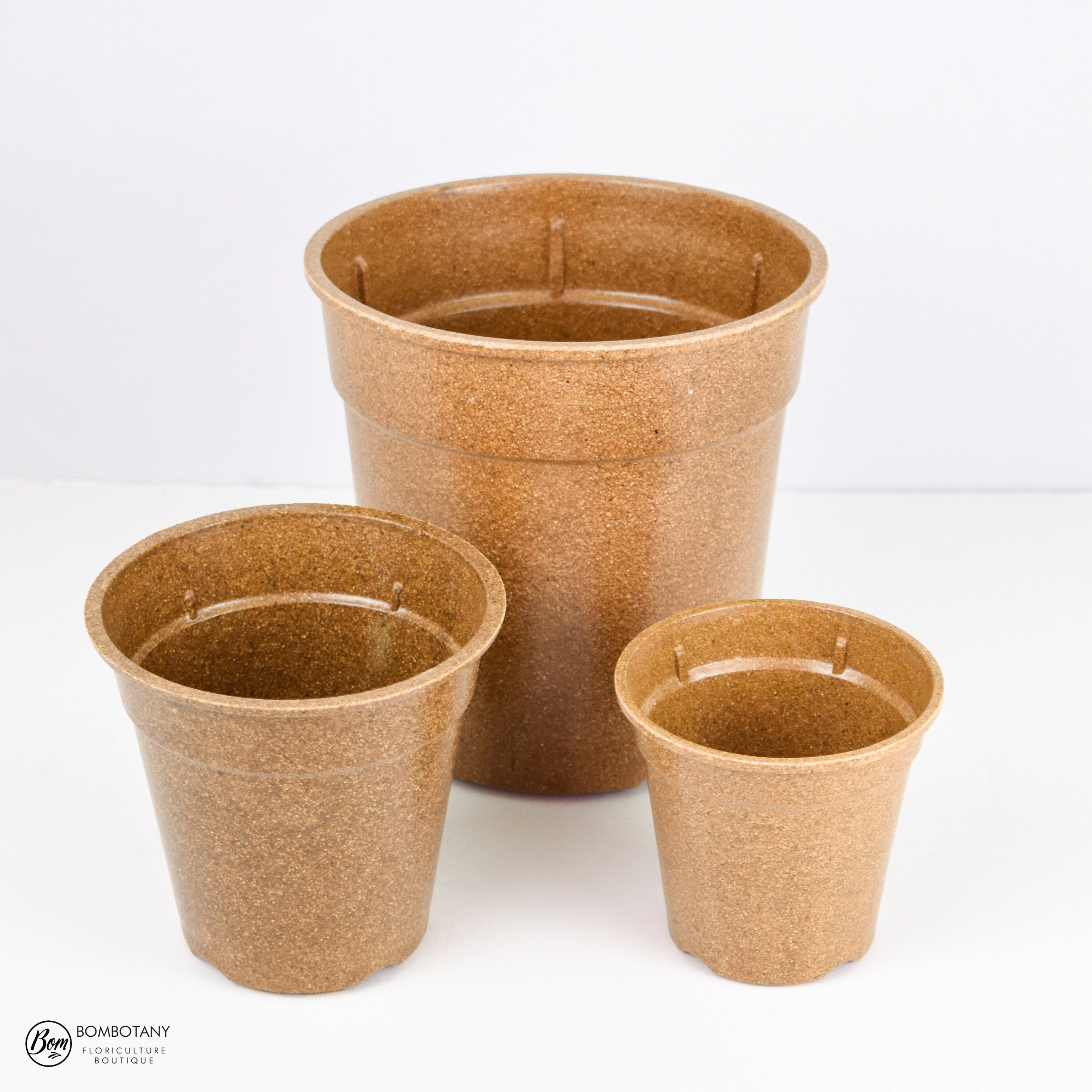 ecoforms planter pots Grower Series Pot 6", 4.25", 3.37" Rice Hull Fiber – bombotany